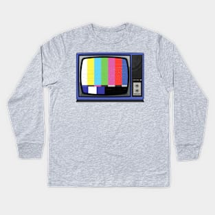 No signal tv Kids Long Sleeve T-Shirt